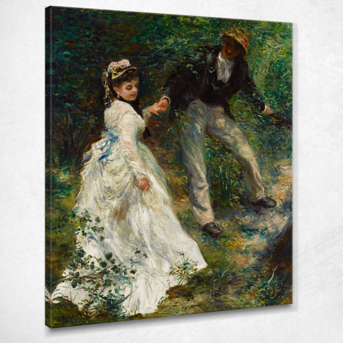 La Passeggiata 1870 Pierre-Auguste Renoir par59 quadro stampato su tela La Passeggiata 1870 Pierre-Auguste Renoir par59 quadro stampato su tela