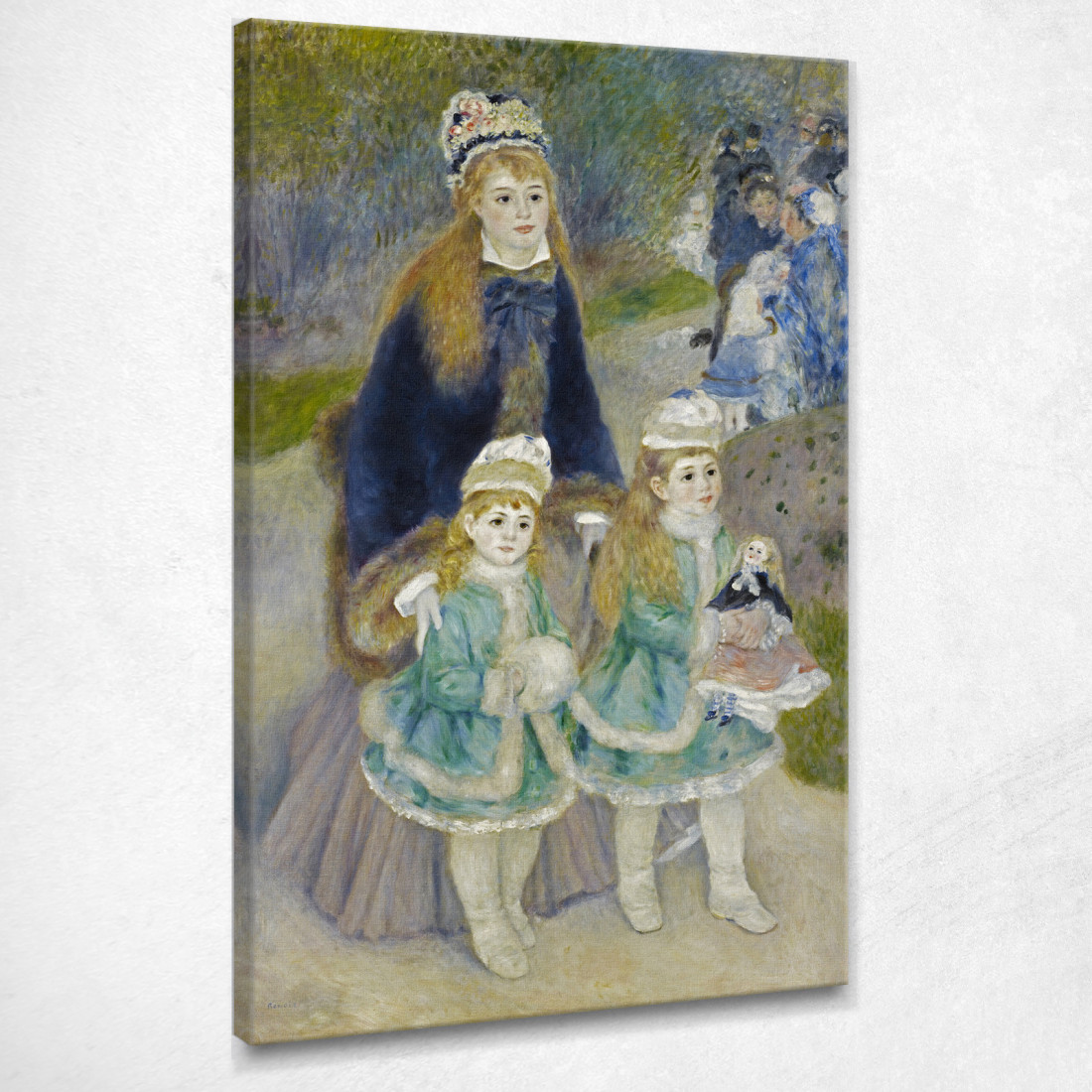 La Passeggiata Pierre-Auguste Renoir par60 quadro stampato su tela La Passeggiata Pierre-Auguste Renoir par60 quadro stampato su tela