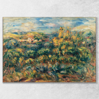 Paesaggio Di Cagnes 1905-1908 Pierre-Auguste Renoir par76 quadro stampato su tela