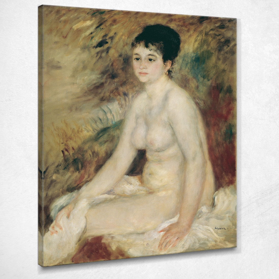 Dopo Il Bagno Pierre-Auguste Renoir par116 quadro stampato su tela Dopo Il Bagno Pierre-Auguste Renoir par116 quadro stampato su tela