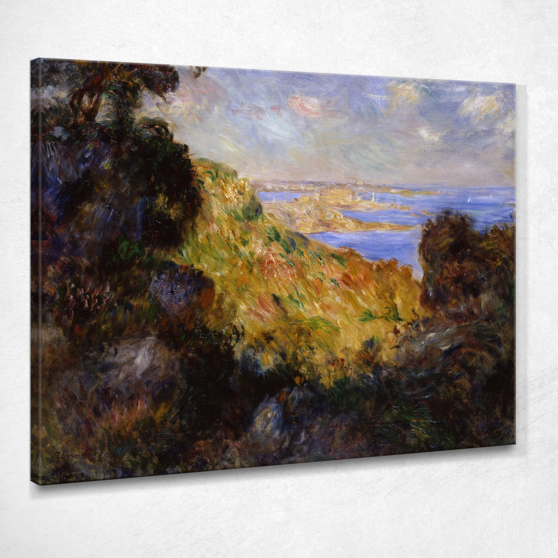 Bagno Di Salerno Pierre-Auguste Renoir par119 quadro stampato su tela Bagno Di Salerno Pierre-Auguste Renoir par119 quadro stampato su tela