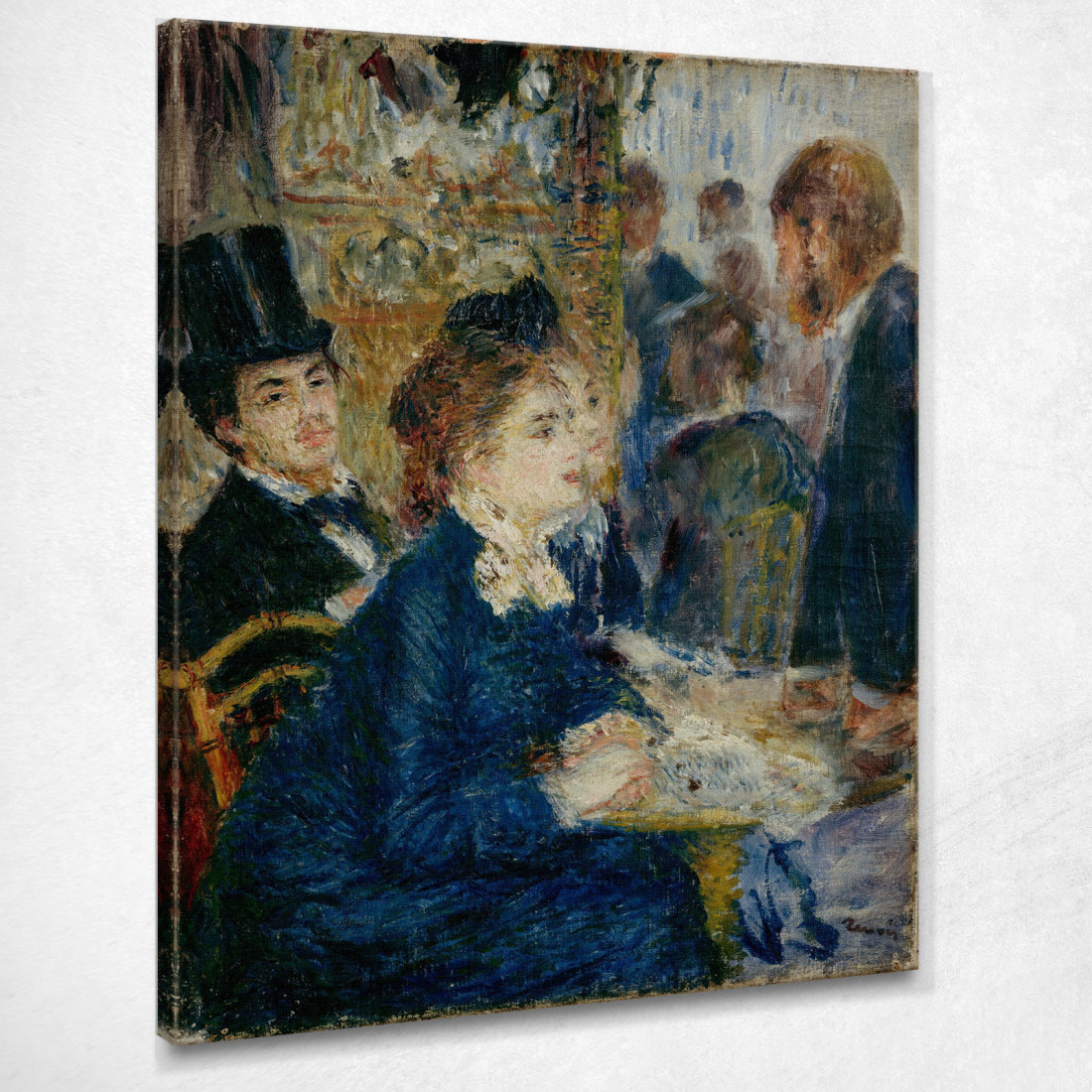 Nel Caffè Pierre-Auguste Renoir par121 quadro stampato su tela