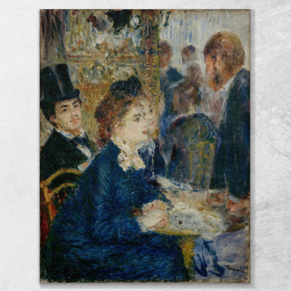 Nel Caffè Pierre-Auguste Renoir par121 quadro stampato su tela