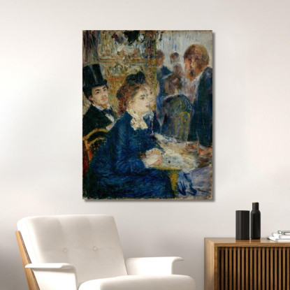 Nel Caffè Pierre-Auguste Renoir par121 quadro stampato su tela