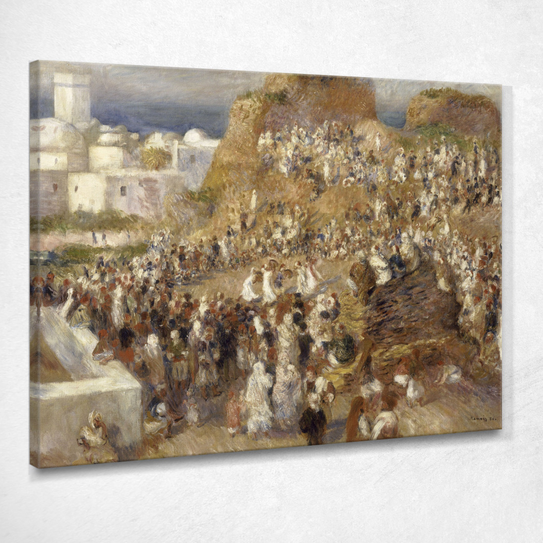 La Moschea Pierre-Auguste Renoir par127 quadro stampato su tela La Moschea Pierre-Auguste Renoir par127 quadro stampato su tela