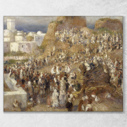 La Moschea Pierre-Auguste Renoir par127 quadro stampato su tela