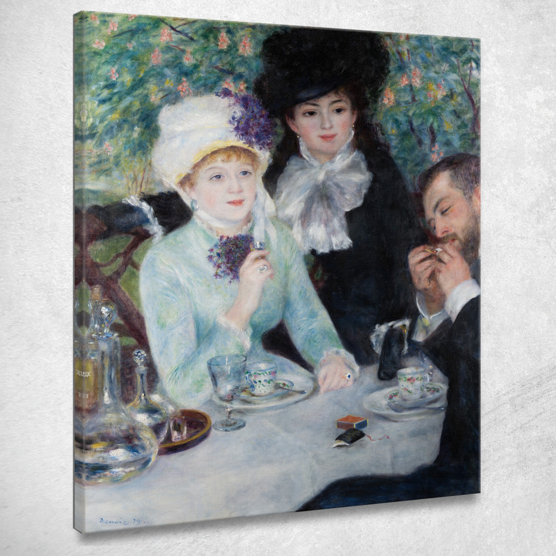 Dopo Il Pranzo Pierre-Auguste Renoir par135 quadro stampato su tela Dopo Il Pranzo Pierre-Auguste Renoir par135 quadro stampato su tela