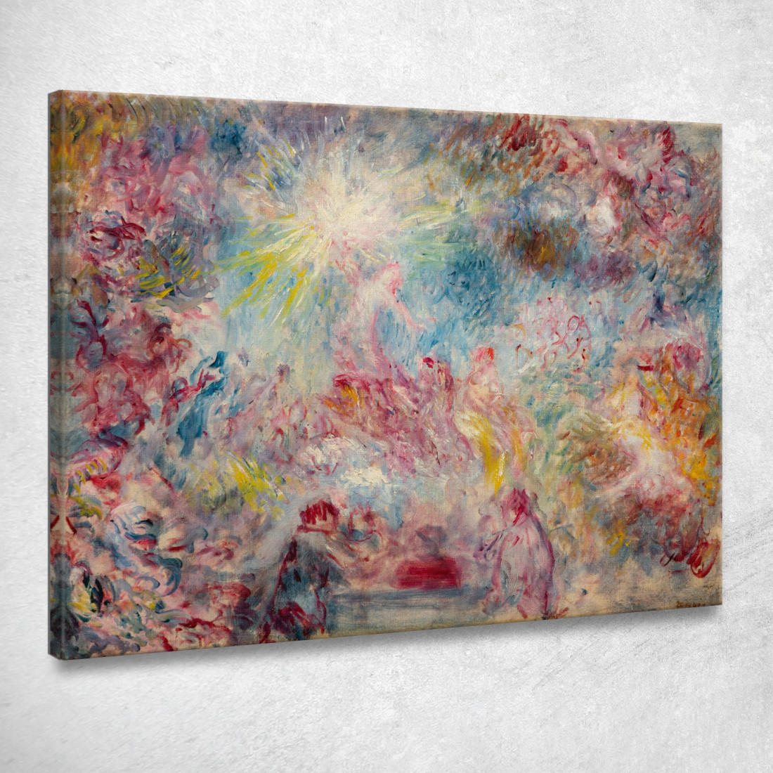 Allegoria Rosa Pierre-Auguste Renoir par138 quadro stampato su tela Allegoria Rosa Pierre-Auguste Renoir par138 quadro stampato su tela