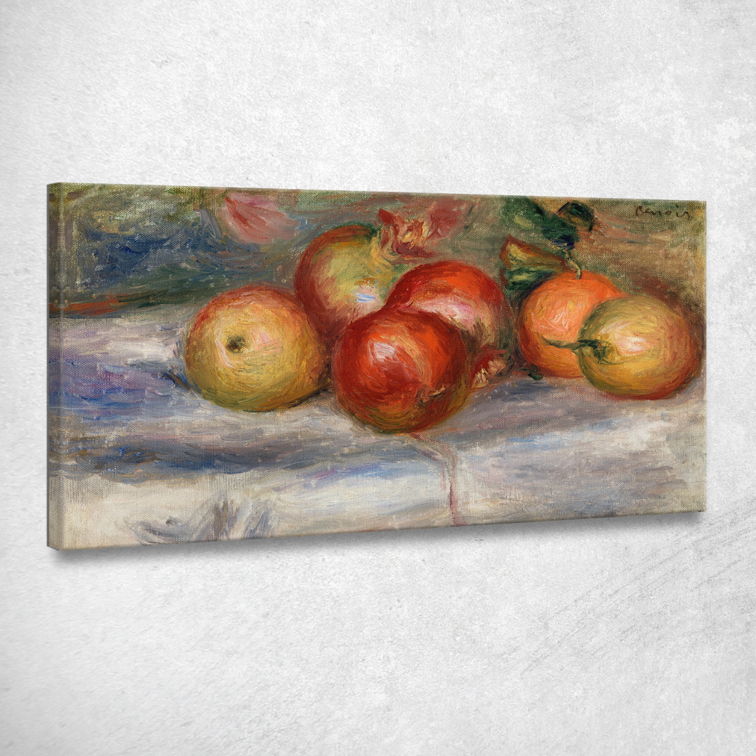 Mele Arancia E Limone Mele Arance E Limoni Pierre-Auguste Renoir par146 quadro stampato su tela Mele Arancia E Limone Mele Arance E Limoni Pierre-Auguste Renoir par146 quadro stampato su tela