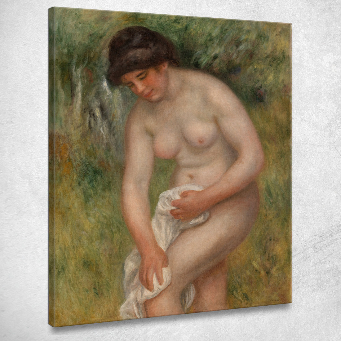Bagnante Che Si Asciuga Pierre-Auguste Renoir par159 quadro stampato su tela Bagnante Che Si Asciuga Pierre-Auguste Renoir par159 quadro stampato su tela