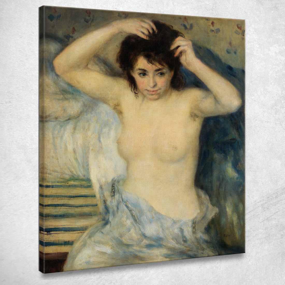 Prima Del Bagno Avant Le Bain Pierre-Auguste Renoir par164 quadro stampato su tela Prima Del Bagno Avant Le Bain Pierre-Auguste Renoir par164 quadro stampato su tela