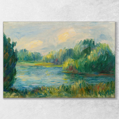 Lungofiume Pierre-Auguste Renoir par165 quadro stampato su tela