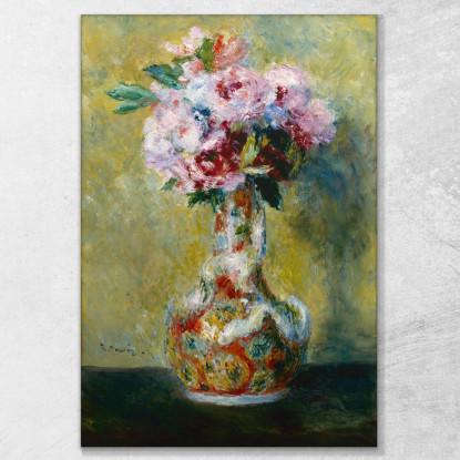 Bouquet In Un Vaso Pierre-Auguste Renoir par168 quadro stampato su tela