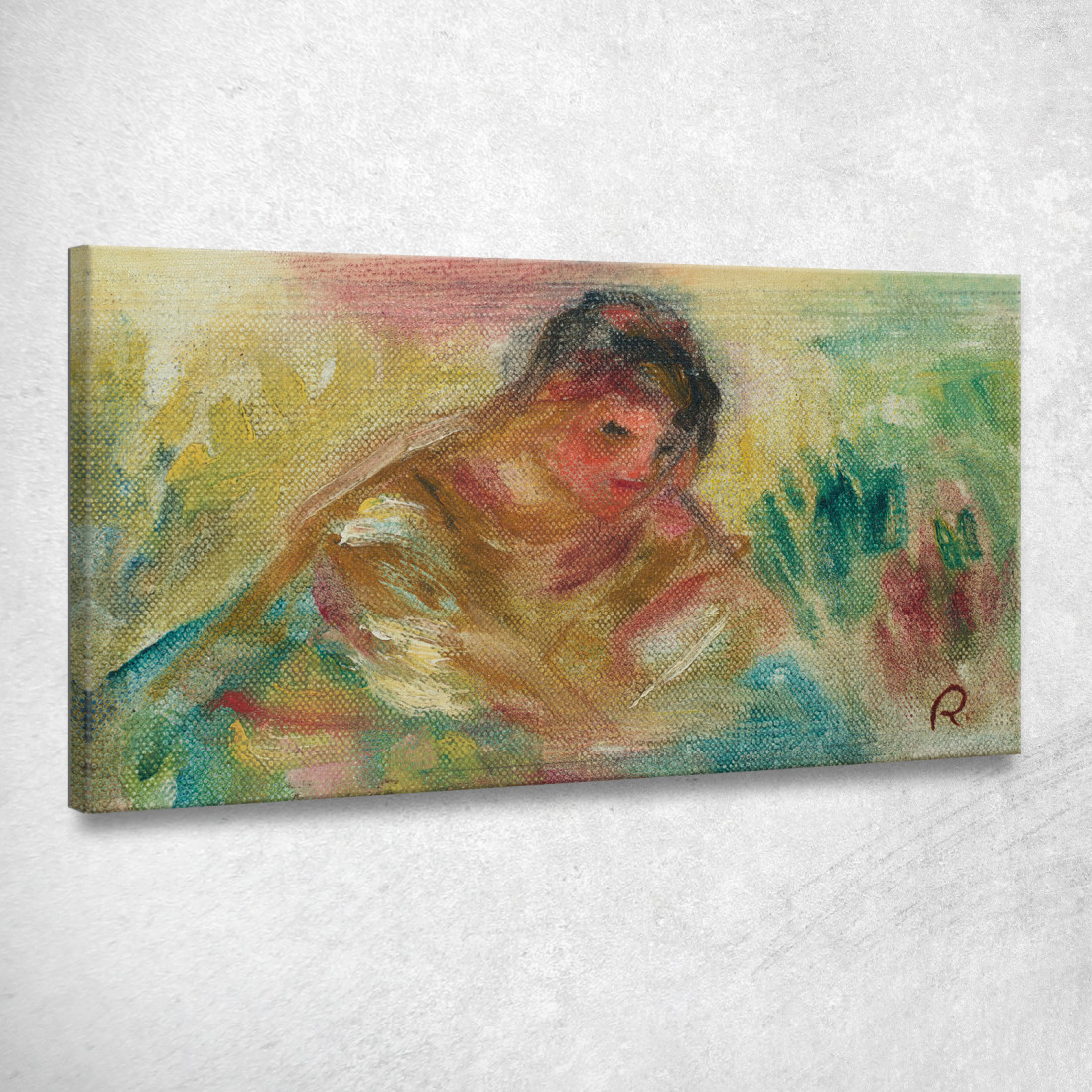 Frammento Di Busto Di Donna Pierre-Auguste Renoir par172 quadro stampato su tela Frammento Di Busto Di Donna Pierre-Auguste Renoir par172 quadro stampato su tela
