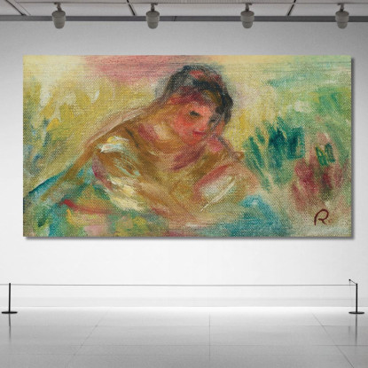 Frammento Di Busto Di Donna Pierre-Auguste Renoir par172 quadro stampato su tela