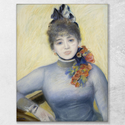 Caroline Remy Pierre-Auguste Renoir par176 quadro stampato su tela