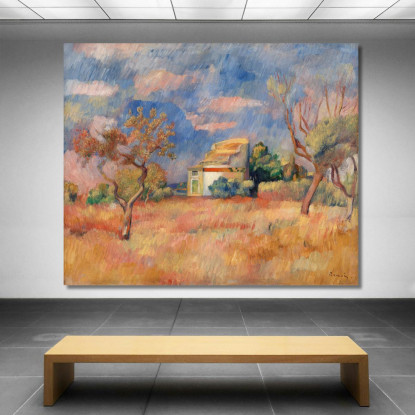 Colombaia A Bellevue Pigeonnier De Bellevue Pierre-Auguste Renoir par201 quadro stampato su tela