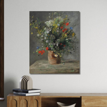 Fiori In Un Vaso Pierre-Auguste Renoir par229 quadro stampato su tela