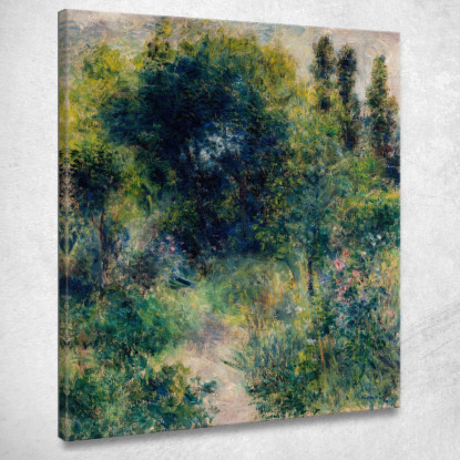 Giardino Pierre-Auguste Renoir par235 quadro stampato su tela