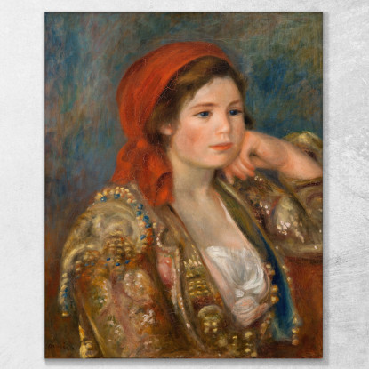 Ragazza Con Una Giacca Spagnola Pierre-Auguste Renoir par240 quadro stampato su tela