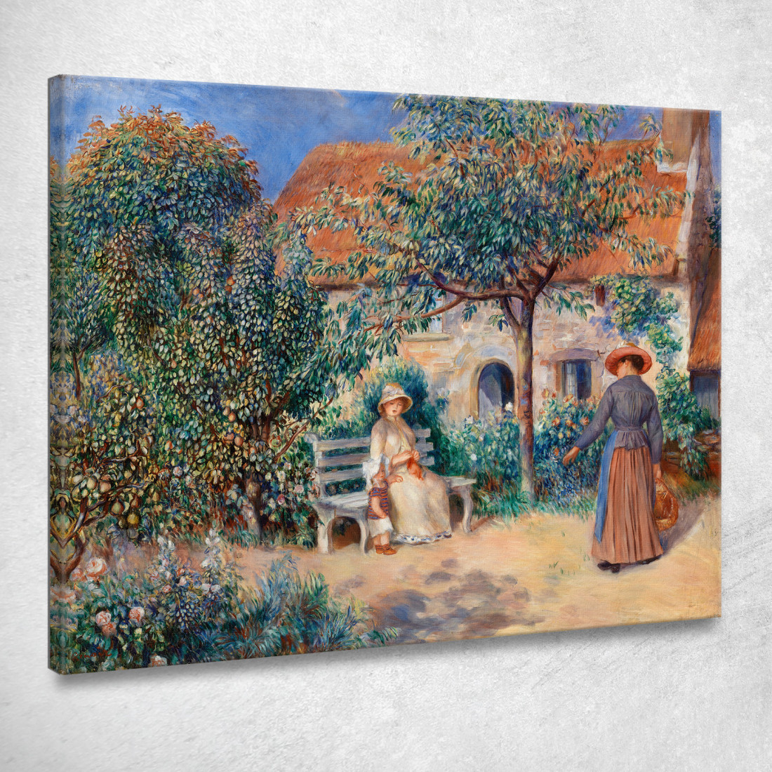 In Bretagna In Bretagna Pierre-Auguste Renoir par259 quadro stampato su tela