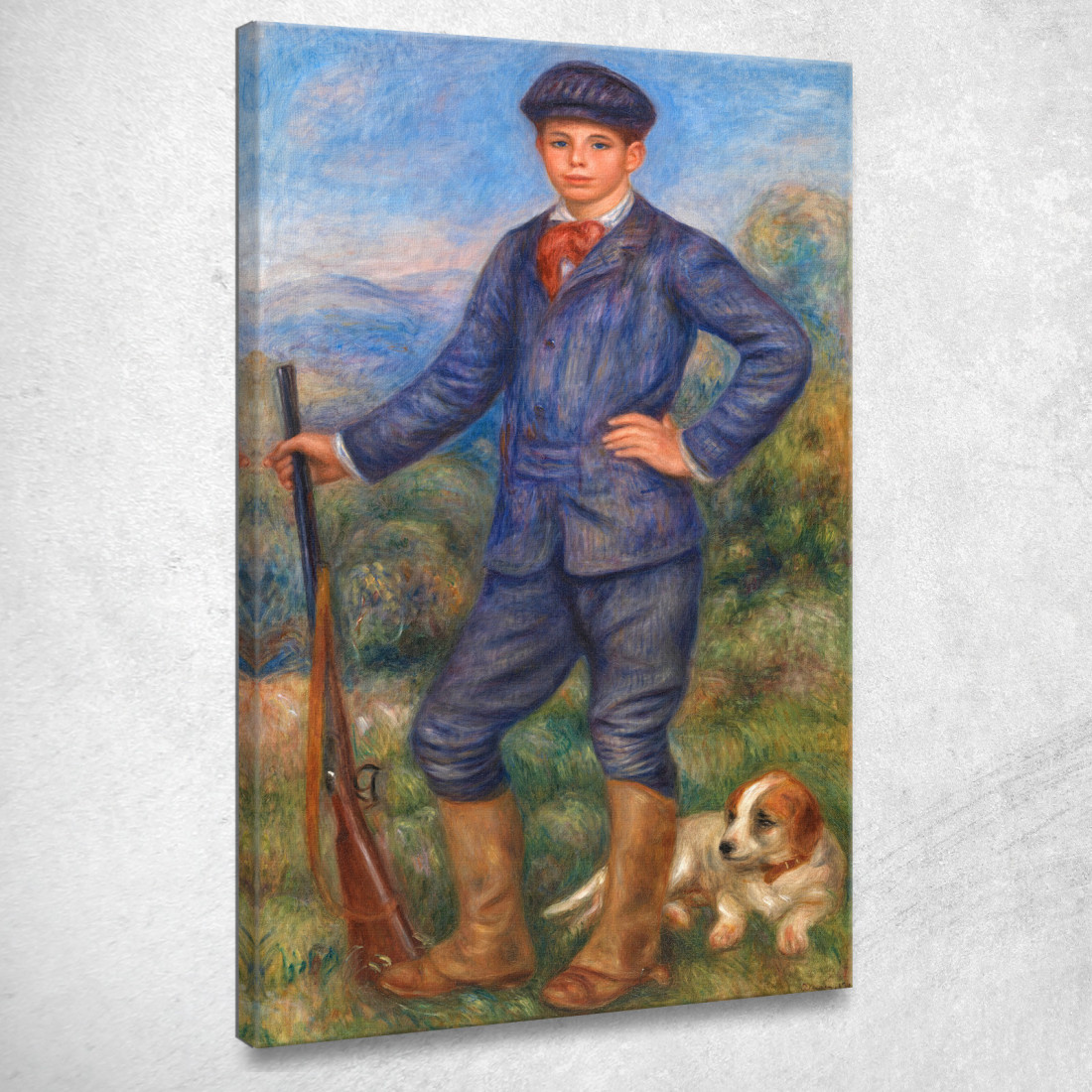 Jean Come Cacciatore Pierre-Auguste Renoir par261 quadro stampato su tela Jean Come Cacciatore Pierre-Auguste Renoir par261 quadro stampato su tela