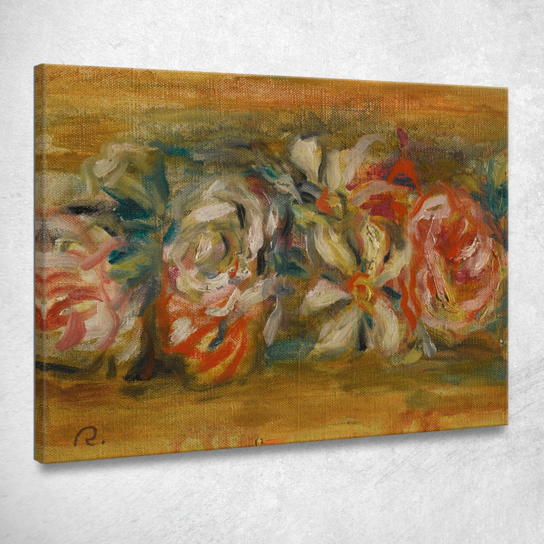 Molo Dei Fiori Pierre-Auguste Renoir par266 quadro stampato su tela Molo Dei Fiori Pierre-Auguste Renoir par266 quadro stampato su tela