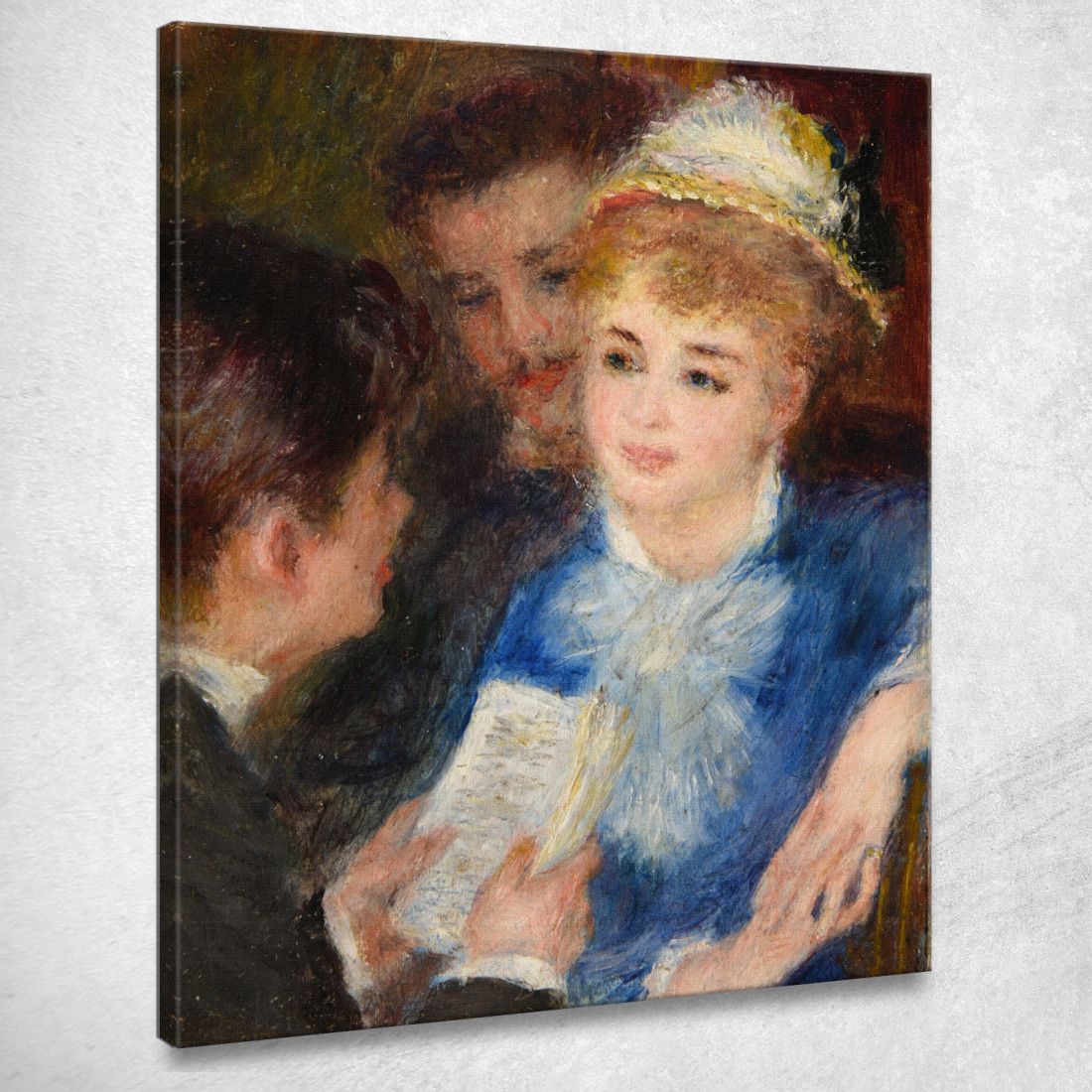Leggere Il Ruolo Pierre-Auguste Renoir par281 quadro stampato su tela Leggere Il Ruolo Pierre-Auguste Renoir par281 quadro stampato su tela