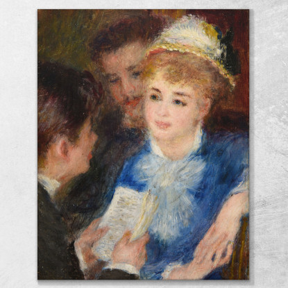 Leggere Il Ruolo Pierre-Auguste Renoir par281 quadro stampato su tela