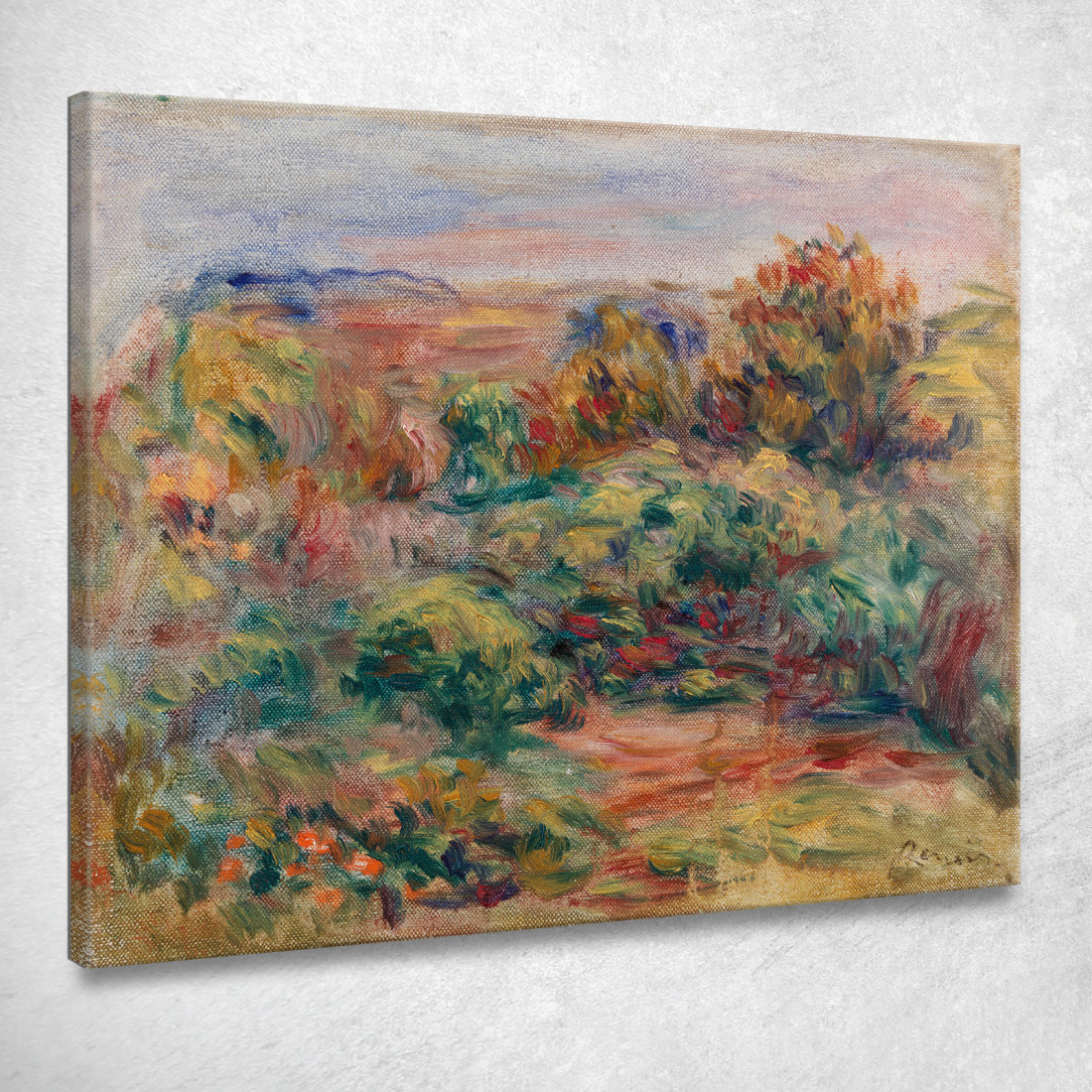 Paesaggio Paesaggistico 4 Pierre-Auguste Renoir par288 quadro stampato su tela