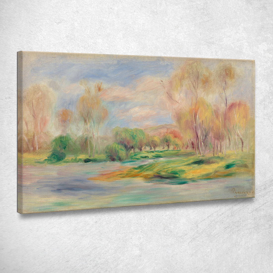 Paesaggio Paesaggistico Ii Pierre-Auguste Renoir par290 quadro stampato su tela Paesaggio Paesaggistico Ii Pierre-Auguste Renoir par290 quadro stampato su tela