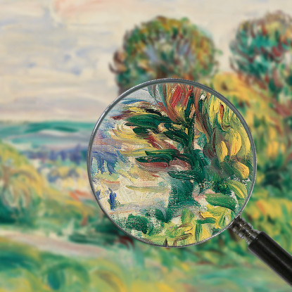 Paesaggio Pierre-Auguste Renoir par303 quadro stampato su tela