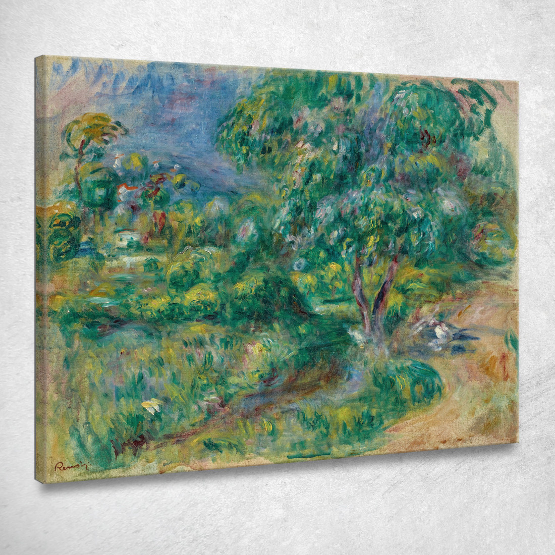 Per Via Orale Pierre-Auguste Renoir par308 quadro stampato su tela Per Via Orale Pierre-Auguste Renoir par308 quadro stampato su tela