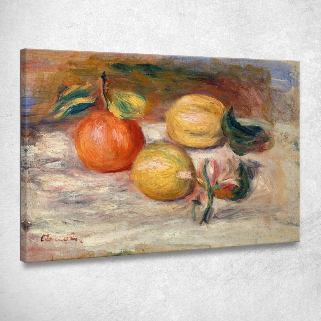 Limoni E Arancia Pierre-Auguste Renoir par320 quadro stampato su tela Limoni E Arancia Pierre-Auguste Renoir par320 quadro stampato su tela