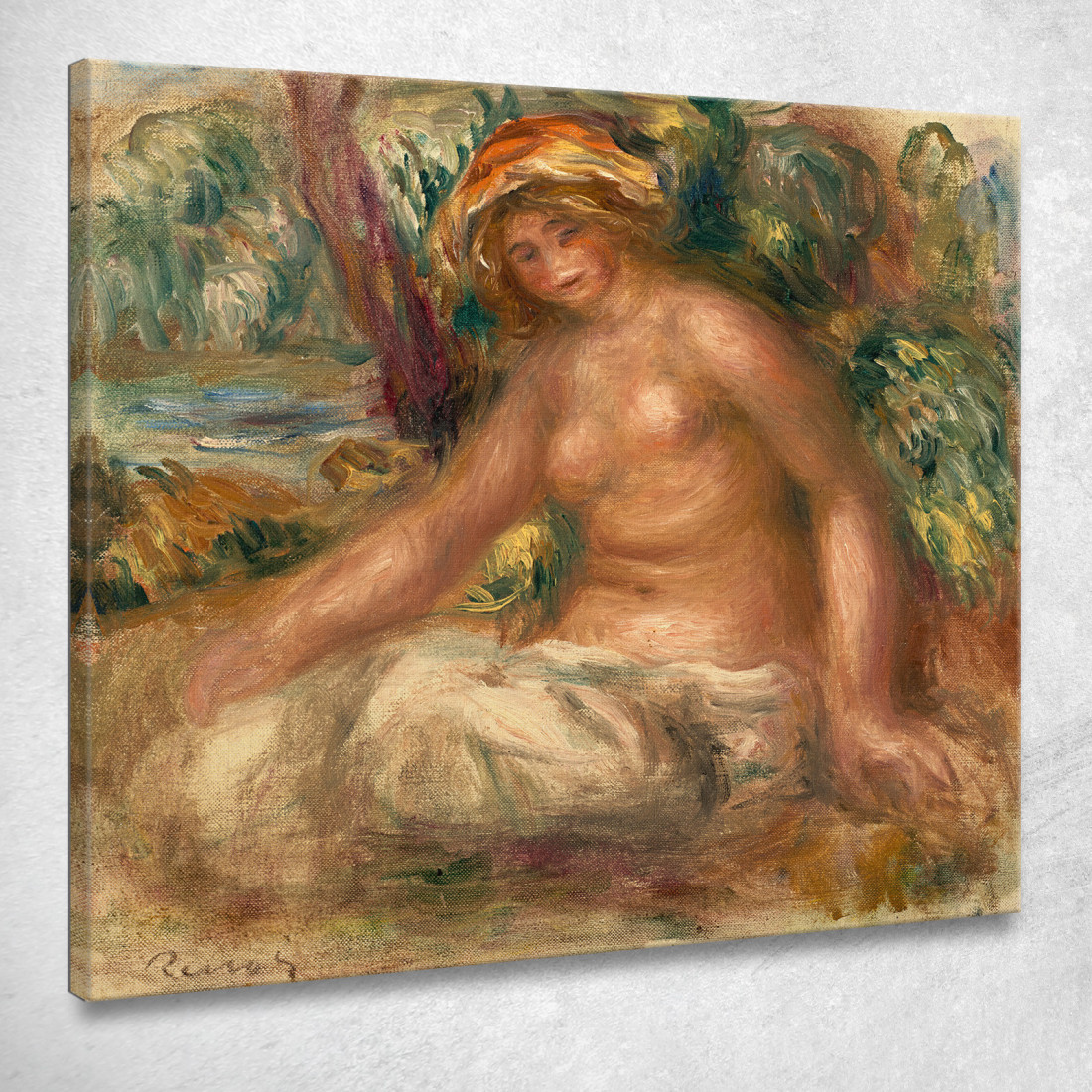 Non Sedersi 2 Pierre-Auguste Renoir par358 quadro stampato su tela Non Sedersi 2 Pierre-Auguste Renoir par358 quadro stampato su tela