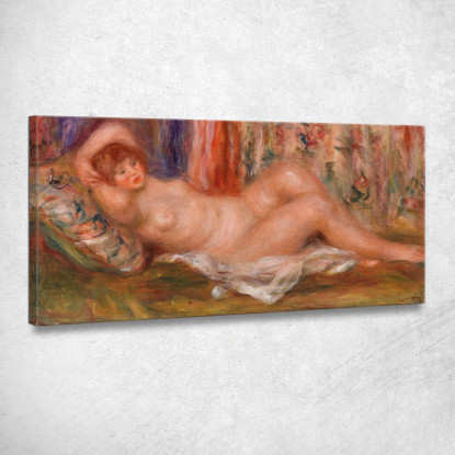 Donna Nuda Sdraiata Pierre-Auguste Renoir par368 quadro stampato su tela