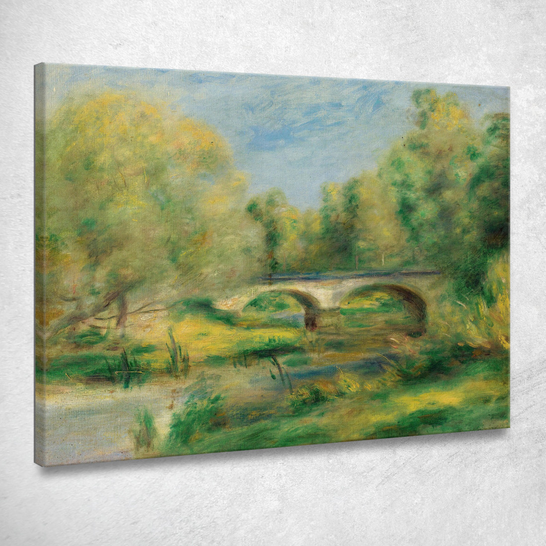 Paesaggio 2 Pierre-Auguste Renoir par374 quadro stampato su tela Paesaggio 2 Pierre-Auguste Renoir par374 quadro stampato su tela