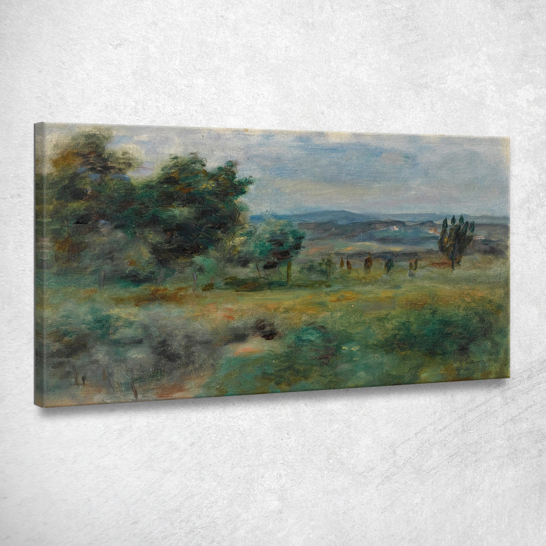 Paesaggio 3 Pierre-Auguste Renoir par375 quadro stampato su tela Paesaggio 3 Pierre-Auguste Renoir par375 quadro stampato su tela