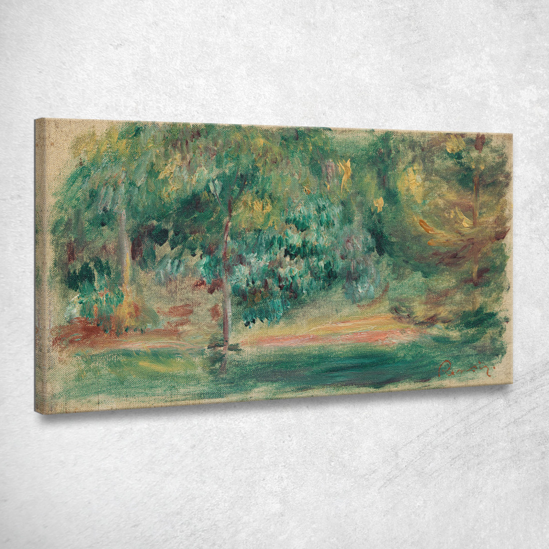 Paesaggio 7 Pierre-Auguste Renoir par379 quadro stampato su tela Paesaggio 7 Pierre-Auguste Renoir par379 quadro stampato su tela