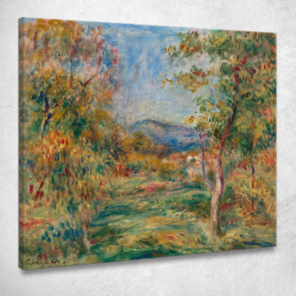 Paesaggio Di Cagnes Pierre-Auguste Renoir par387 quadro stampato su tela