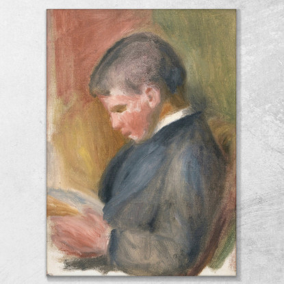 Lettura Di Pierre Renoir Pierre-Auguste Renoir par402 quadro stampato su tela