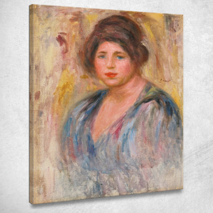 Ritratto Di Donna Gabrielle Renard Pierre-Auguste Renoir par407 quadro stampato su tela