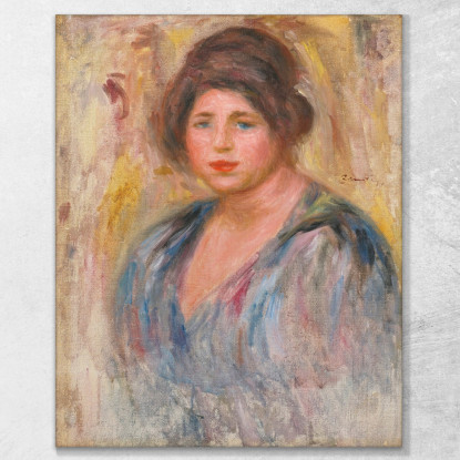 Ritratto Di Donna Gabrielle Renard Pierre-Auguste Renoir par407 quadro stampato su tela