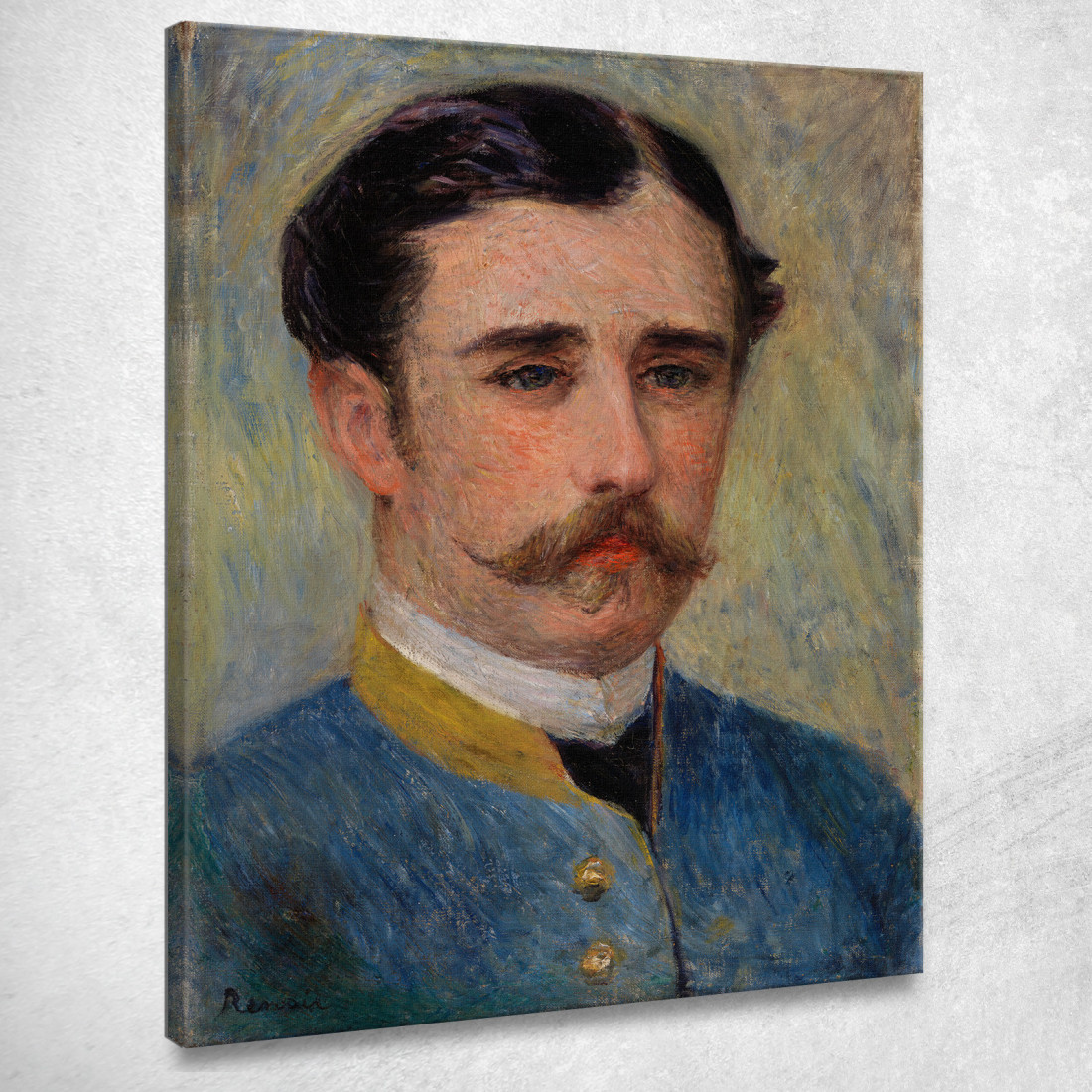 Ritratto Virile Signor Charpentier Pierre-Auguste Renoir par416 quadro stampato su tela Ritratto Virile Signor Charpentier Pierre-Auguste Renoir par416 quadro stampato su tela