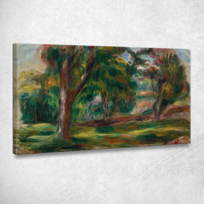 Prato E Alberi Pierre-Auguste Renoir par424 quadro stampato su tela