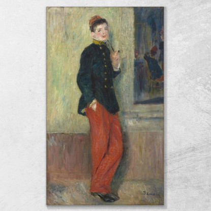 Il Giovane Soldato Pierre-Auguste Renoir par481 quadro stampato su tela