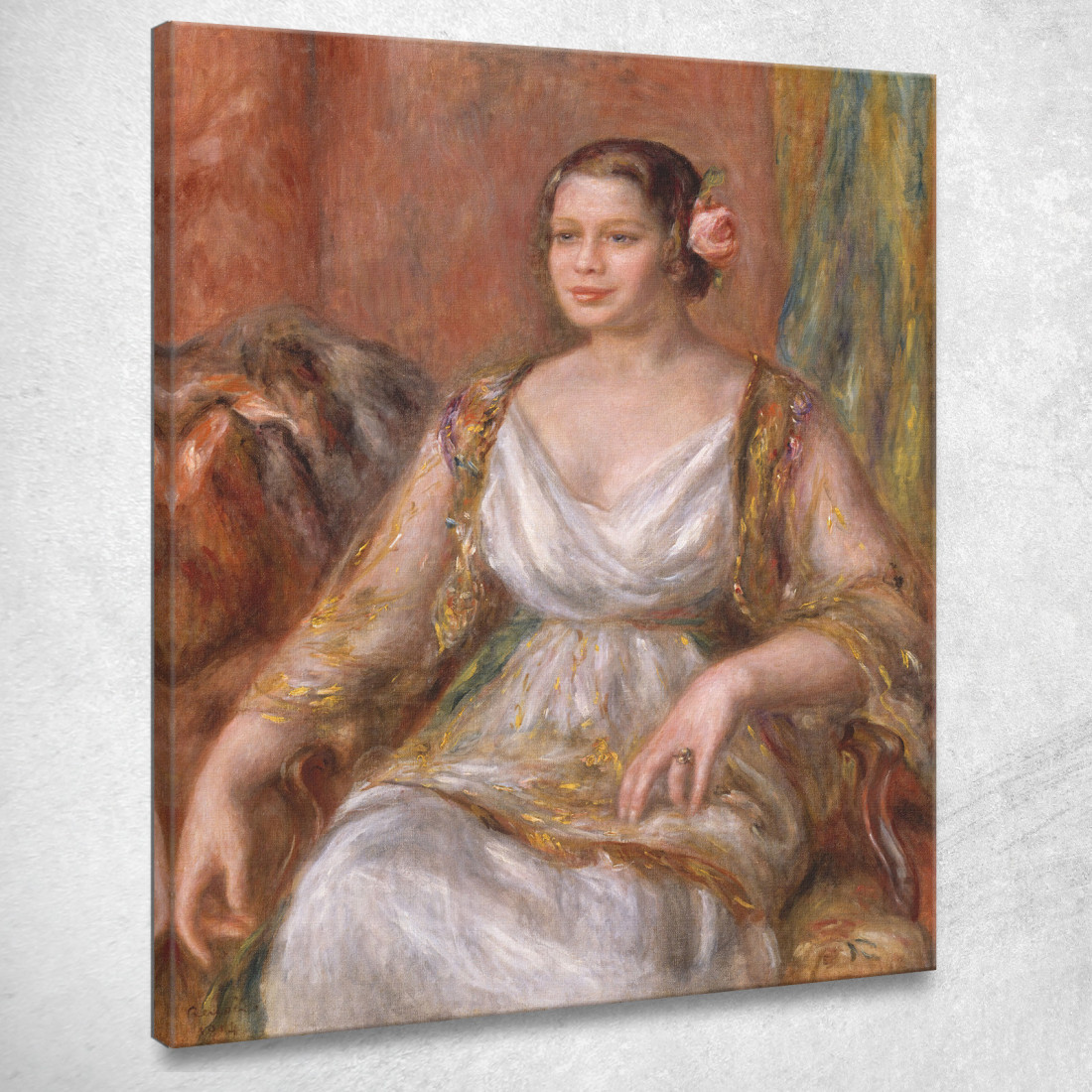 Tilla Durieux Ottilie Godeffroy Pierre-Auguste Renoir par483 quadro stampato su tela Tilla Durieux Ottilie Godeffroy Pierre-Auguste Renoir par483 quadro stampato su tela