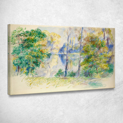 Veduta Di Un Parco Pierre-Auguste Renoir par501 quadro stampato su tela