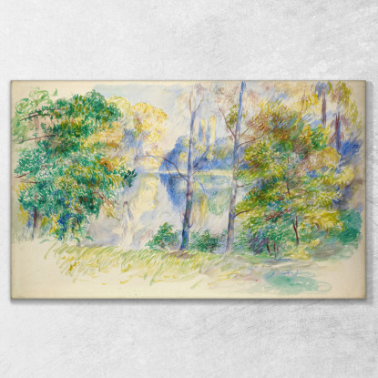 Veduta Di Un Parco Pierre-Auguste Renoir par501 quadro stampato su tela