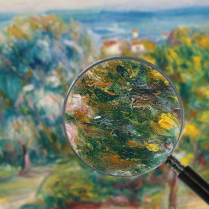Schizzo Del Paesaggio Meridionale Pierre-Auguste Renoir par534 quadro stampato su tela